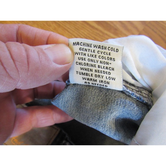 Tc And Co Los Angeles Slim Fit Distressed Blue Jeans Mens 36x30 Ripped Denim - Picture 9 of 12